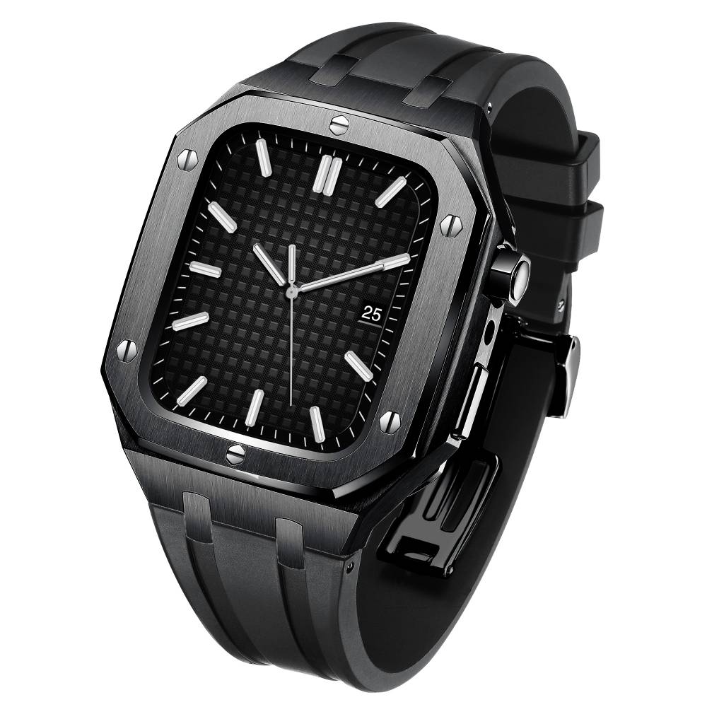 Apple Watch 316L Stainless Steel Case & Silicone Band